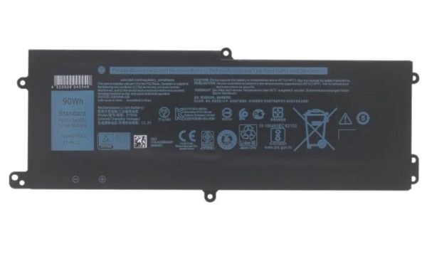 DT9XG 90Whr Battery for Dell Alienware Area-51m i9-9900K RTX 2080 ALWA51M-D1735DB