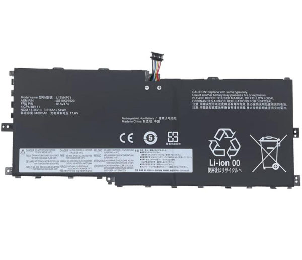 Lenovo L17M4P71 01AV474 01AV475 L17C4P71 54Wh Battery
