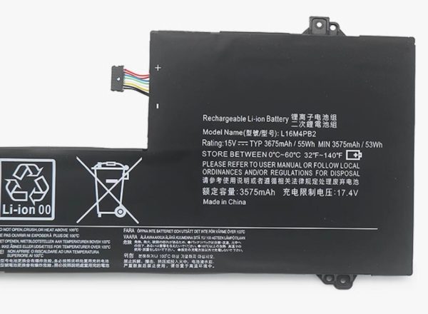 Lenovo IdeaPad 720s-14IKB L16C4PB2 L16L4PB2 L16M4PB 55Wh Battery