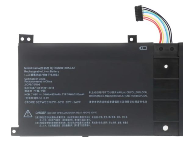 Replacement Lenovo BSN04170A5-AT BSNO4170A5-AT BSNO4170A5-LH IdeaPad Miix 510-12ISK Battery